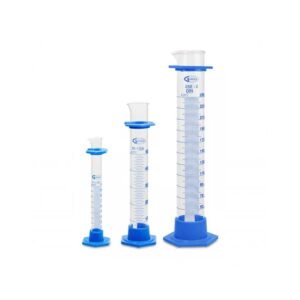 Probetas en vidrio - Base plastica hexagonal Clase B