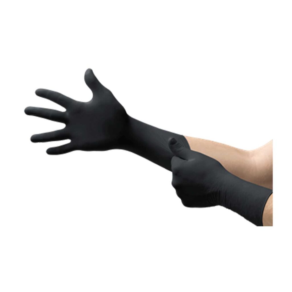 Guantes 100% nitrilo negro - Microflex®