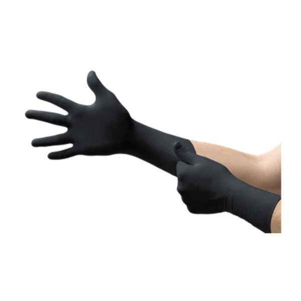 Guantes 100% nitrilo negro - Microflex®